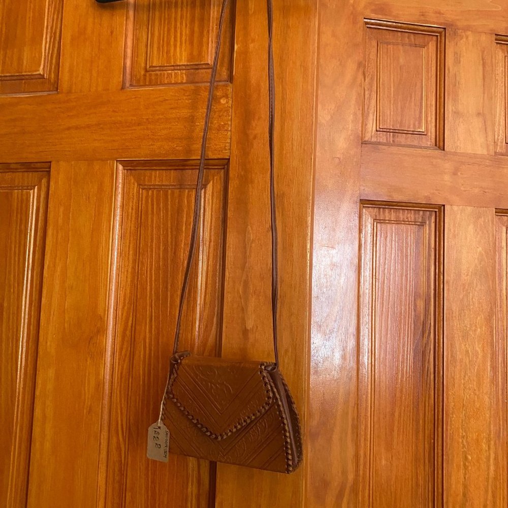small brown purse